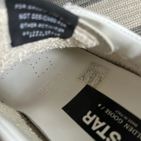 Golden Goose High Star sneaker in white and silver - Picture 8 of 16